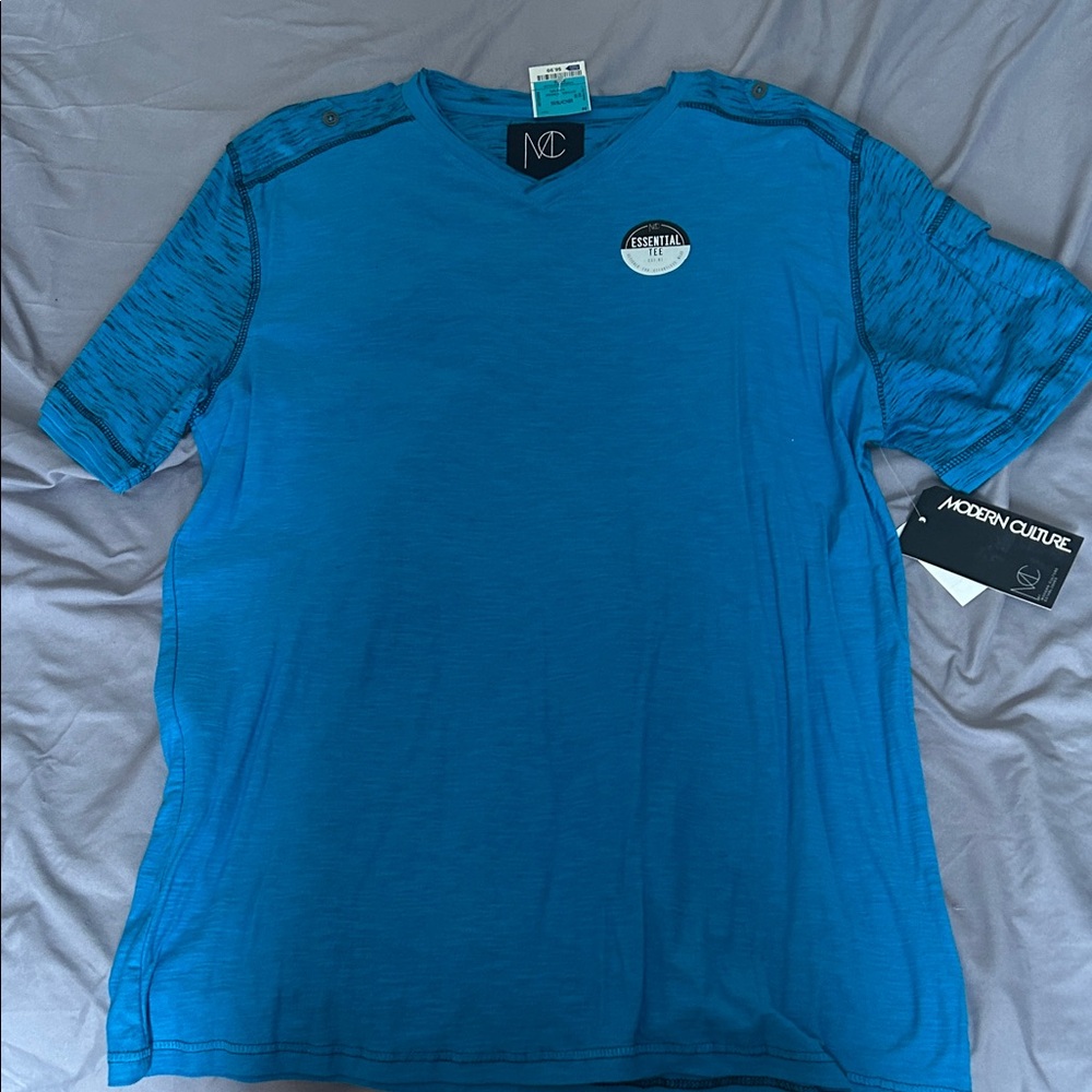 Modern Culture Blue Short Sleeve Men's Tee